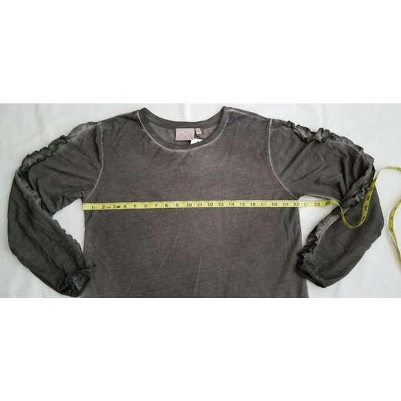 Dantelle Women's Gray Oil Dye Sweatshirt Pullover Top Size Small NWT - Picture 11 of 15